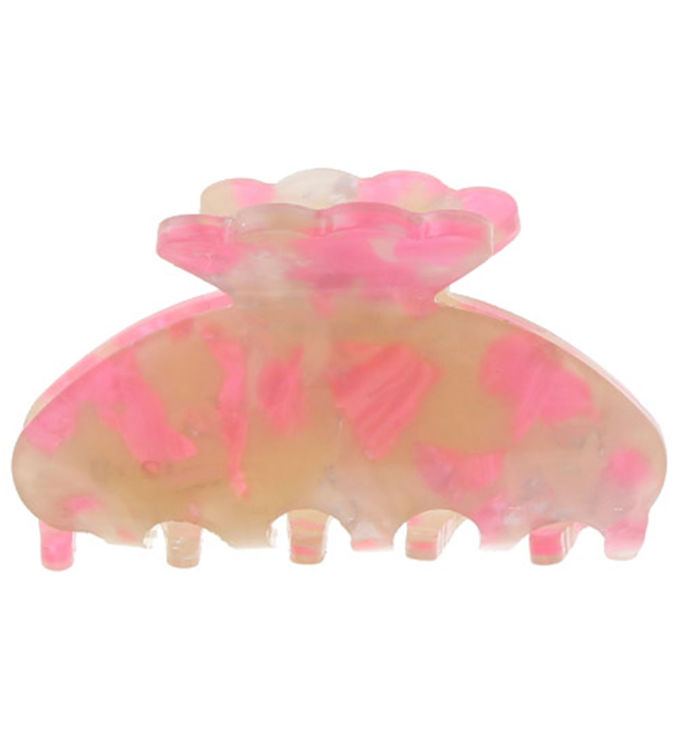 Bows By Stær Hårklemme - Lulu - 5x3 cm - Pink Marmor