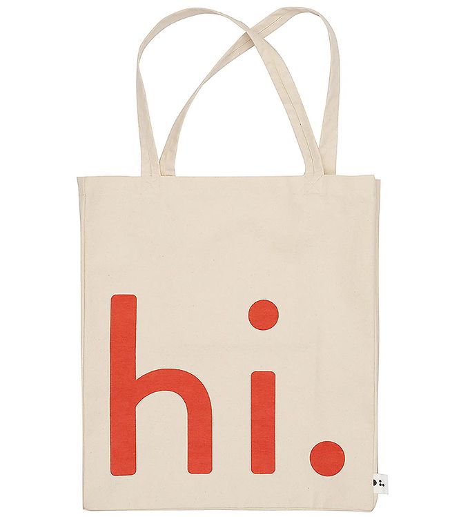 Billede af Design Letters Shopper - Travel - Natur/Koral m. Hi