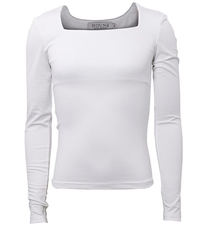 Billede af Hound Bluse l/æ - Basic Top - White