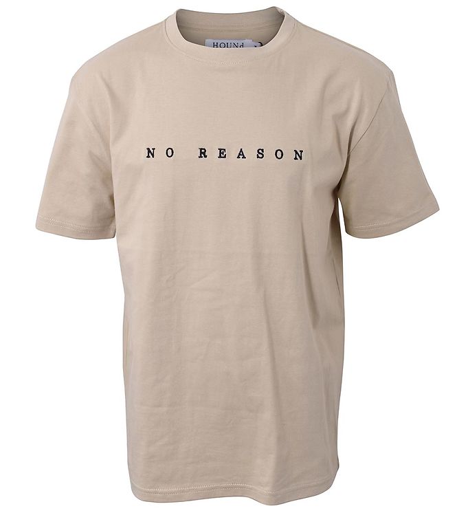 8: Hound T-Shirt - Sand m. Broderi