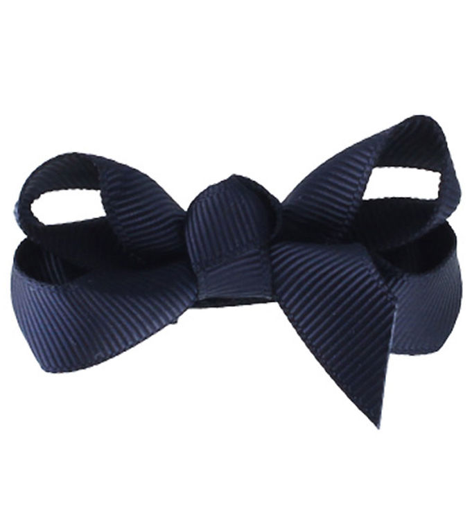 Bows By Stær Hårsløjfe - Klassisk - 6 cm - Mørk Navy