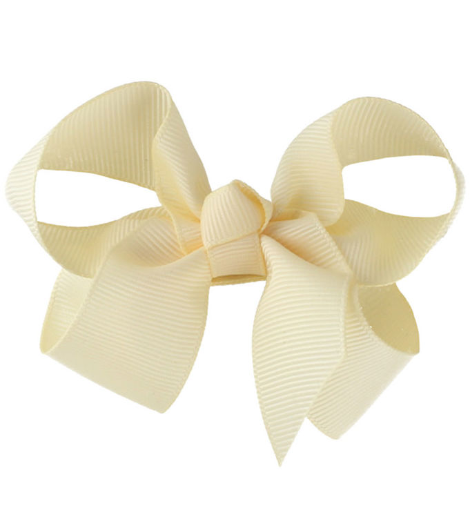 Bows By Stær Hårsløjfe - Klassisk - 8 cm - Lys Gul