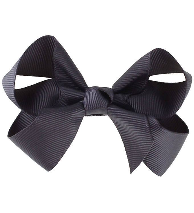 Bows By Stær Hårsløjfe - Klassisk - 8 cm - Antrasit