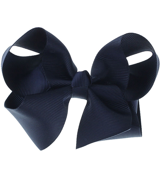 Bows By Stær Hårsløjfe - Klassisk - 10 cm - Mørk Navy
