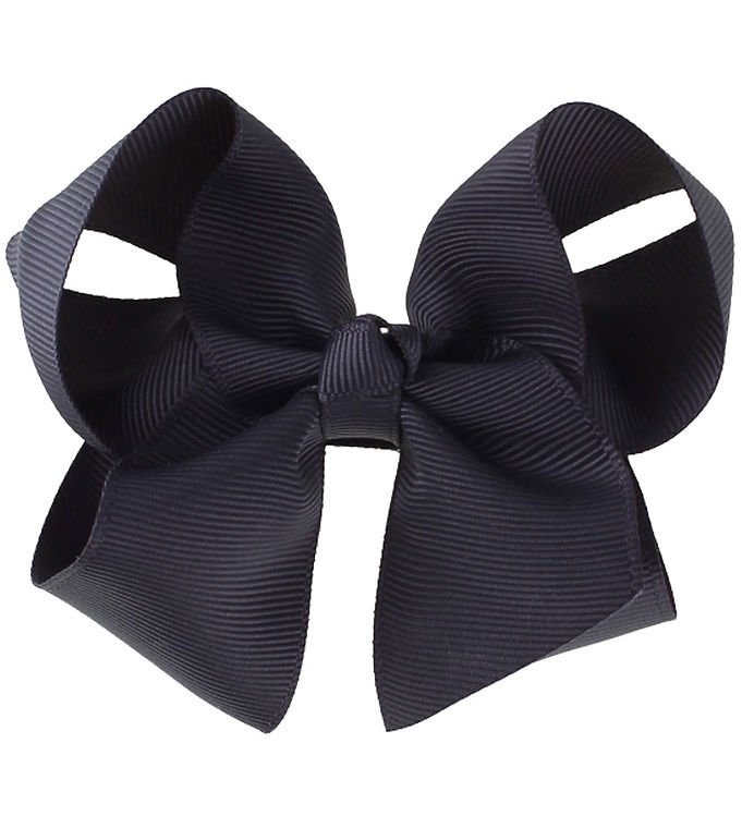 Bows By Stær Hårsløjfe - Klassisk - 10 cm - Antrasit