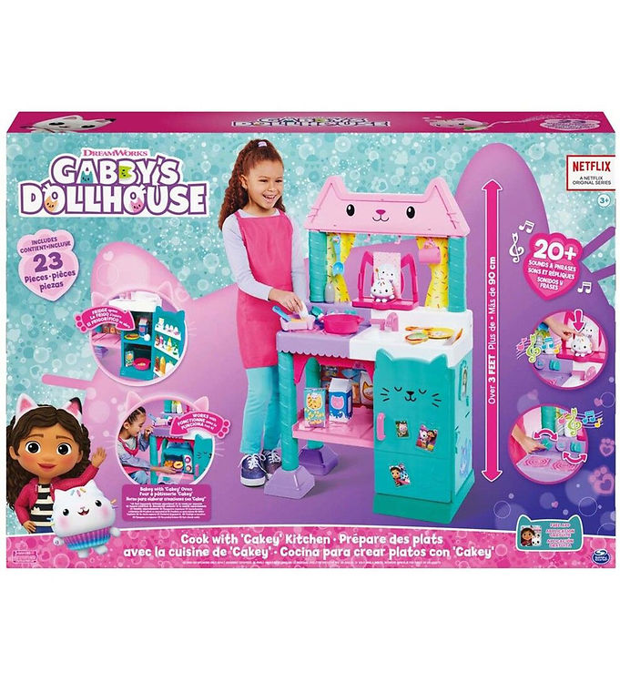 Gabby’s Dollhouse Legekøkken – Cakey Kitchen