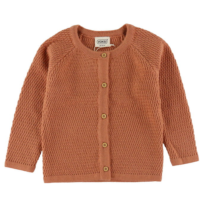 4: Voksi Cardigan - Uld - Sandstone Peach