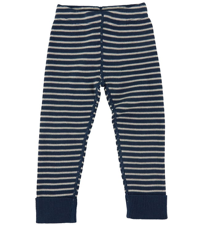 5: Voksi Bukser - Uld - Poppy Blue Stripes