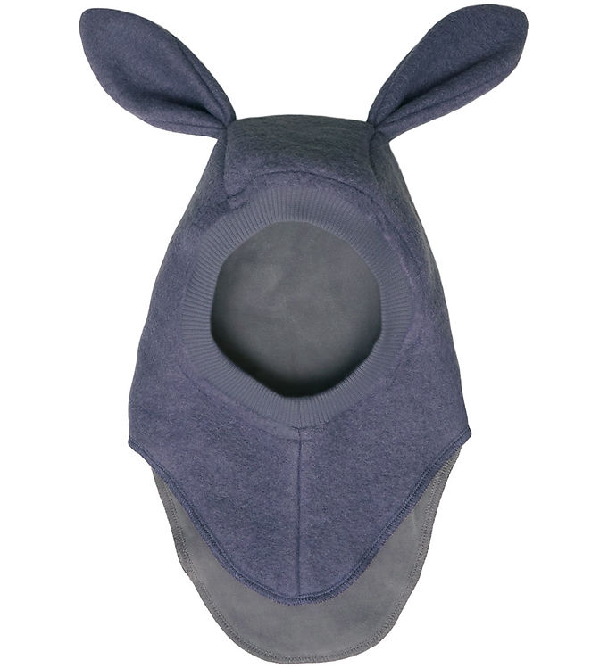 Huttelihut Elefanthue - Uld/Bomuld - 2-lags - Bunny - Purple Sag