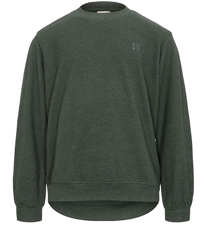 5: Sofie Schnoor Girls Sweatshirt - Eline - Dark Green