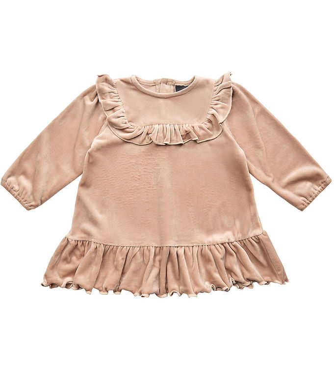 Billede af Petit by Sofie Schnoor Kjole - Velour - Dee - Sweet Rose