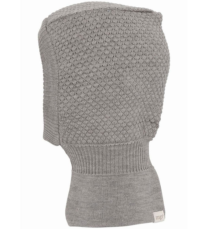 MP 97510 Oslo Uld Elefanthue m. Vindstop Light Brown Melange 202