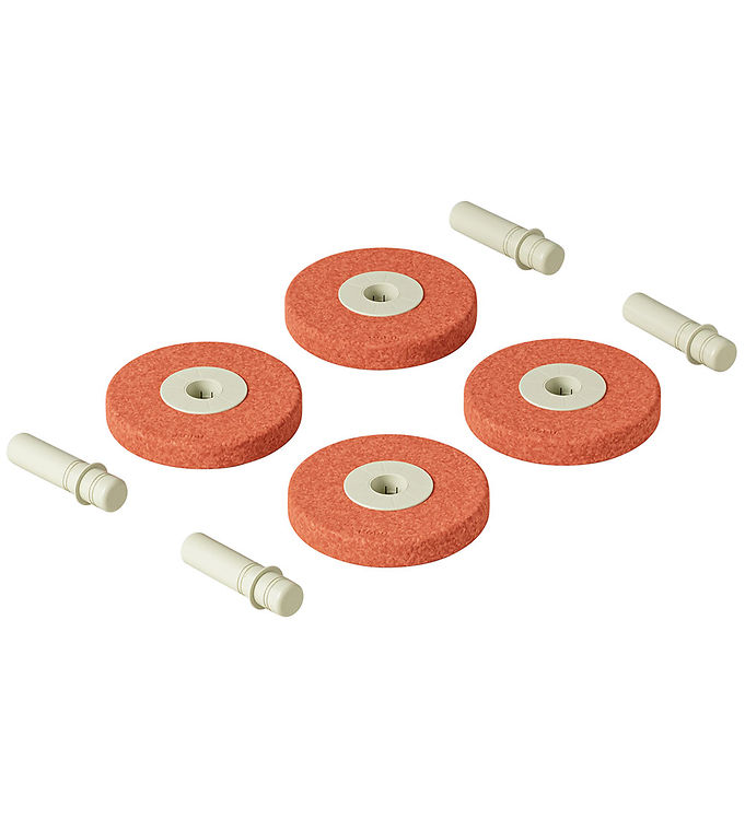 Image of MODU 4x Foam Wheels - Burnt Orange/Dusty Green (324801-4750140)