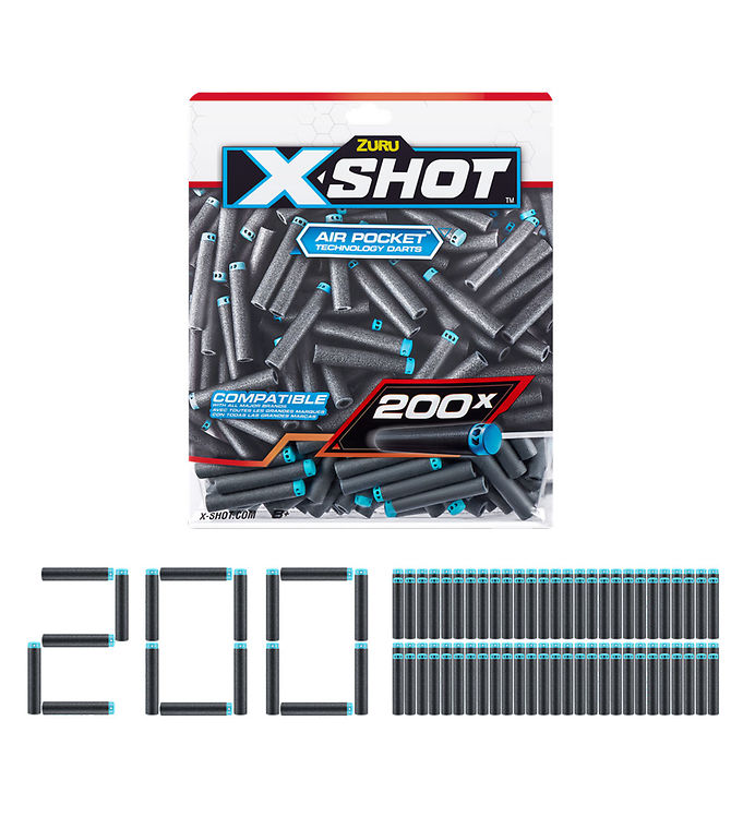 X-SHOT Skumpile - 200 stk. - Refill Pack