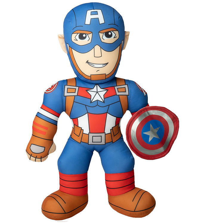 Billede af Marvel Bamse m. Lyd - Captain America - 20 cm