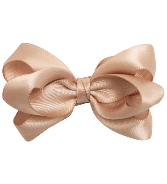 Little Wonders Hårspænde m. Sløjfe - Molly - 5 cm - Satin - Tan