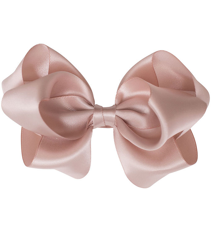 Little Wonders Hårsløjfe - Mary - 8 cm - Silke - Vanilla