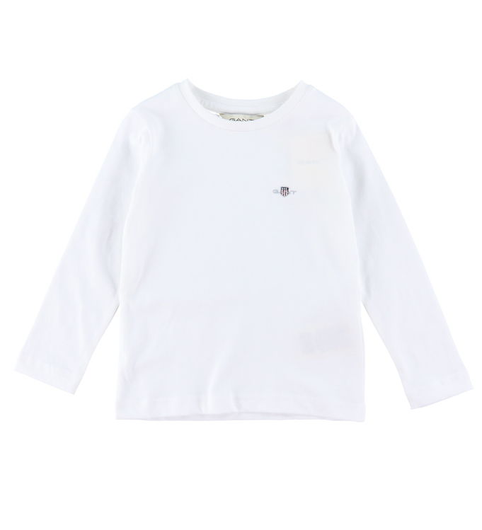 Gant Bluse Shield Hvid