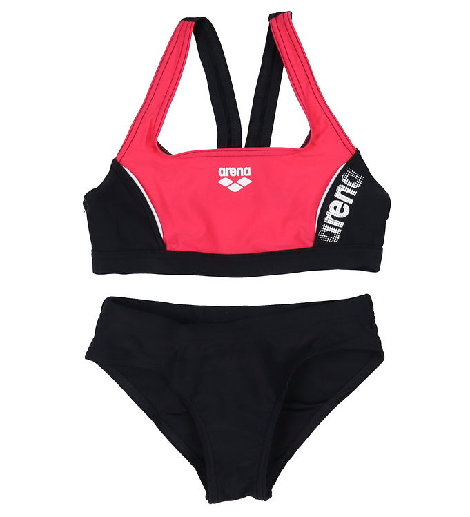 4: Arena Bikini - Thrice Jr - Sort/Anguria/Hvid