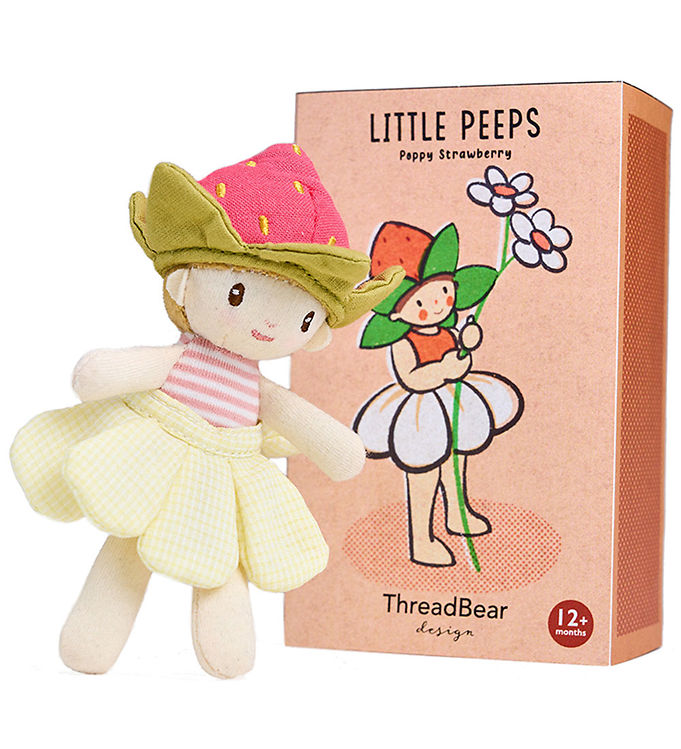 Threadbear Dukke Little Peeps Poppy Strawberry