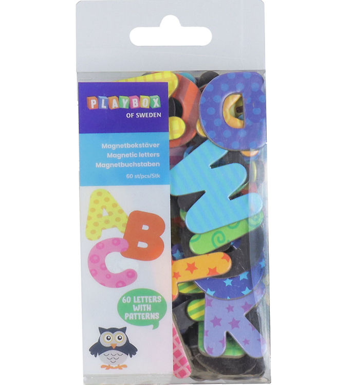 Playbox Magneter - 60 stk. - Magnetic Letters