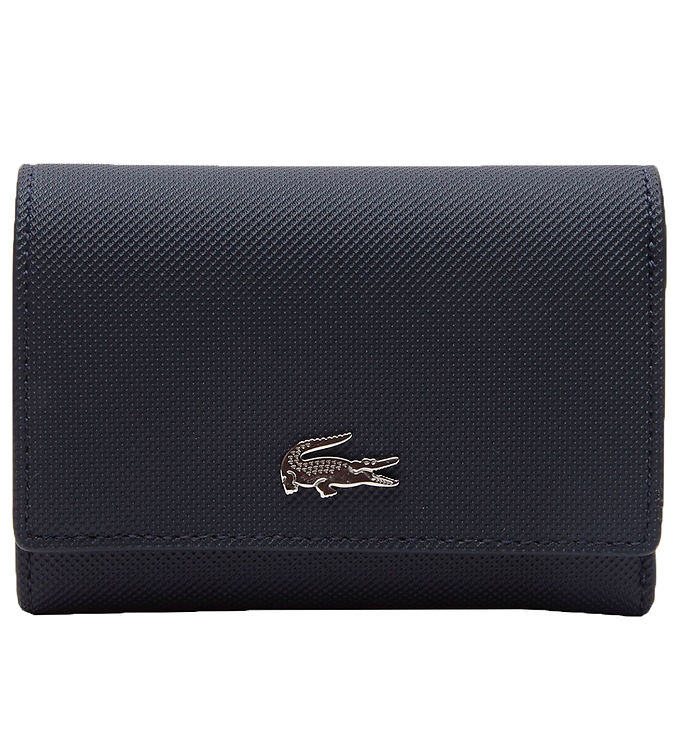 #3 - Lacoste Pung - Compact Wallet - Noir/Krema