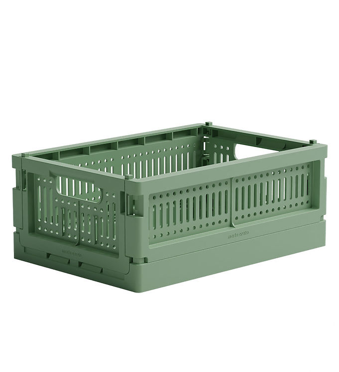 Made Crate Foldekasse – Mini – 24x17x9,5 cm – Green Bean Green