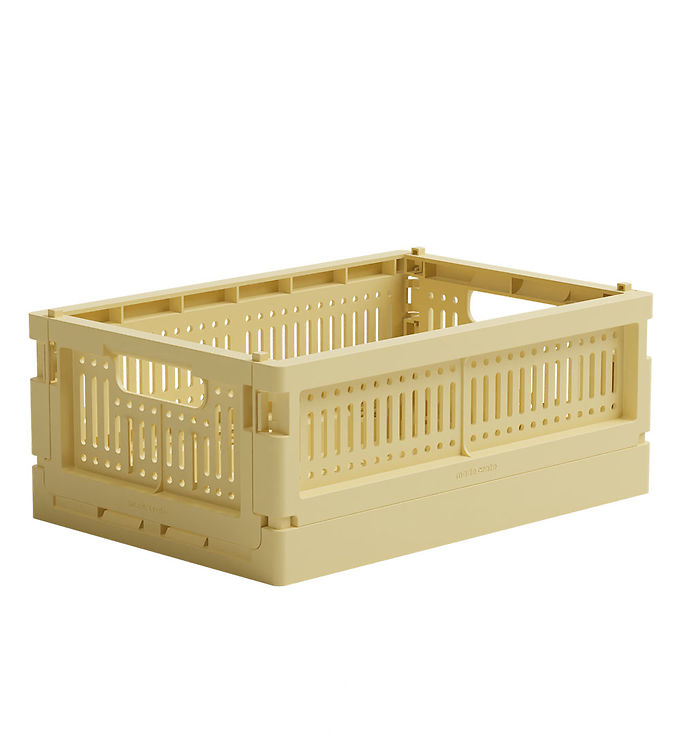 Made Crate Foldekasse – Mini – 24x17x9,5 cm – Lemon Cream