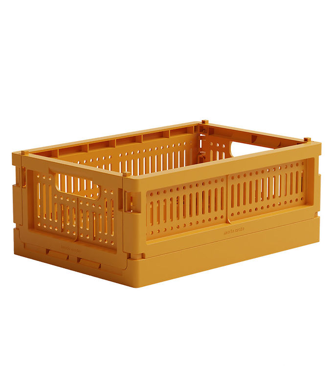 Made Crate Foldekasse – Mini – 24x17x9,5 cm – Mustard