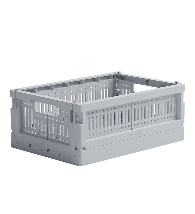 Made Crate Foldekasse - Mini - 24x17x9,5 cm - Misty Grey