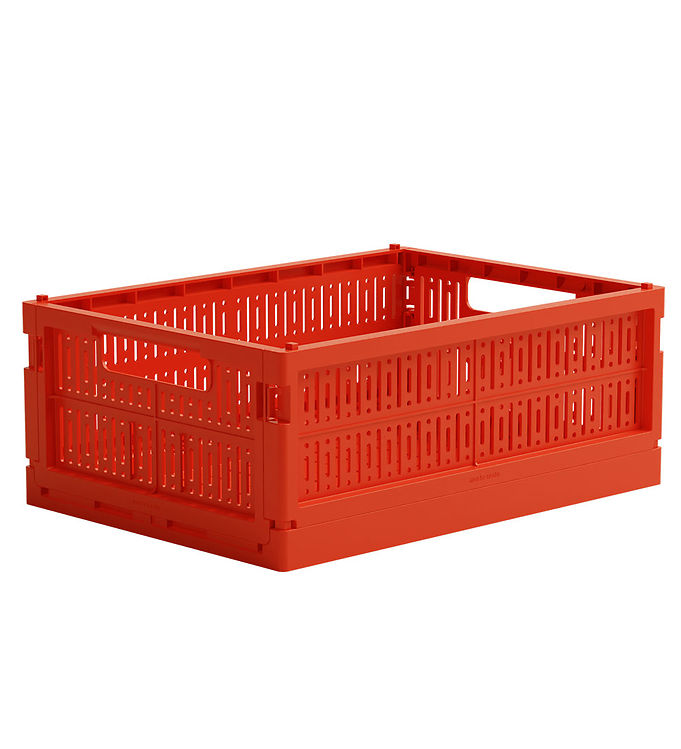 Made Crate Foldekasse – Midi – 33x24x13 cm – So Bright Red