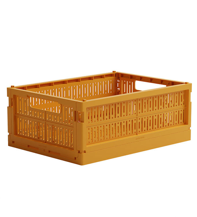 Made Crate Foldekasse – Midi – 33x24x13 cm – Mustard