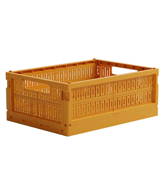 Made Crate Foldekasse - Midi - 33x24x13 cm - Mustard