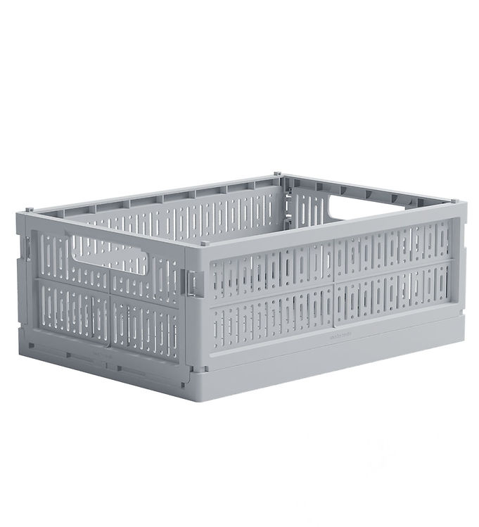 Made Crate Foldekasse – Midi – 33x24x13 cm – Misty Grey