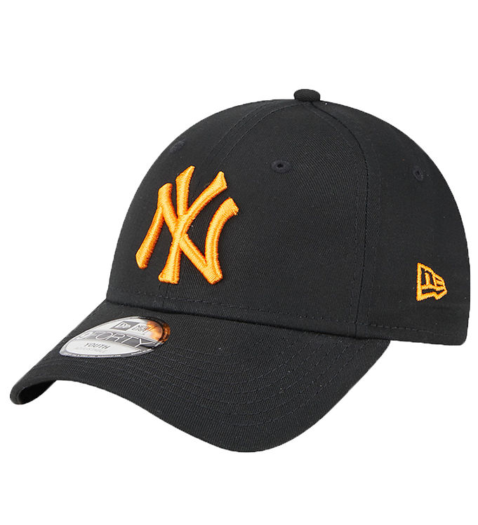 New Era Kasket - 9Forty - New York Yankees - Sort/Orange