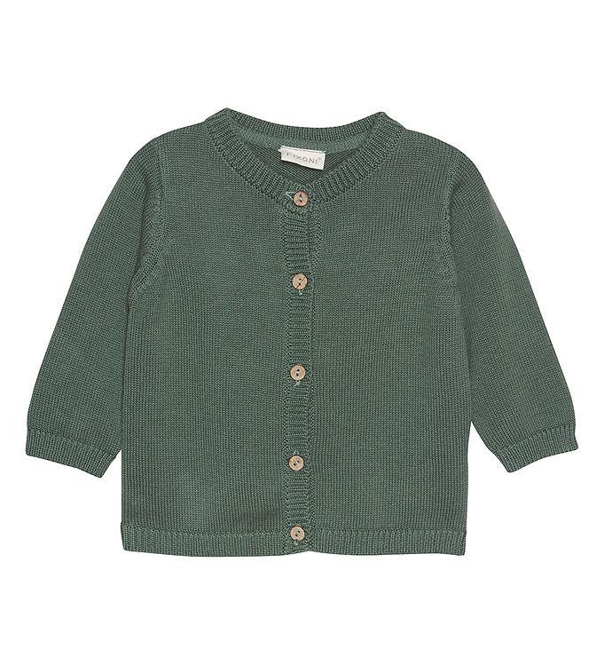 11: Fixoni Cardigan - Strik - Duck Green