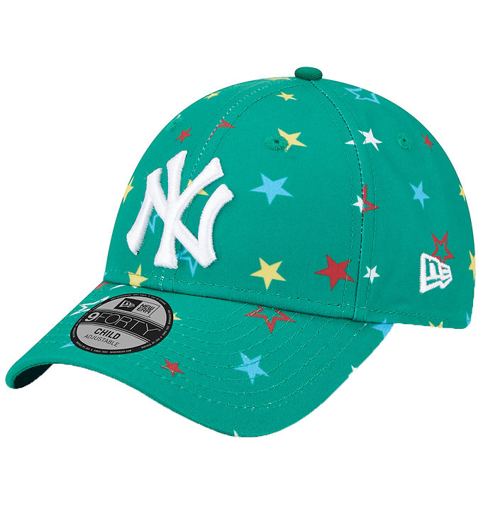 New Era Kasket - 9Forty - New York Yankees - Grøn m. Stjerner