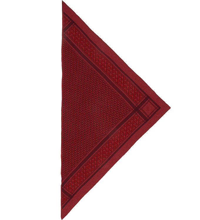 Billede af Lala Berlin Tørklæde - 162x85 cm - Triangle Monogram M - Corovan
