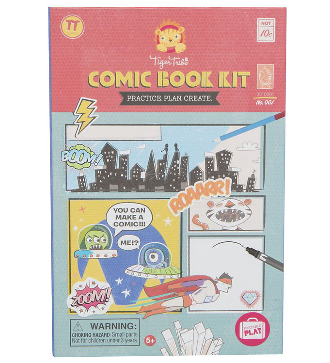 Billede af Tiger Tribe Kreasæt - Comic Book Kit