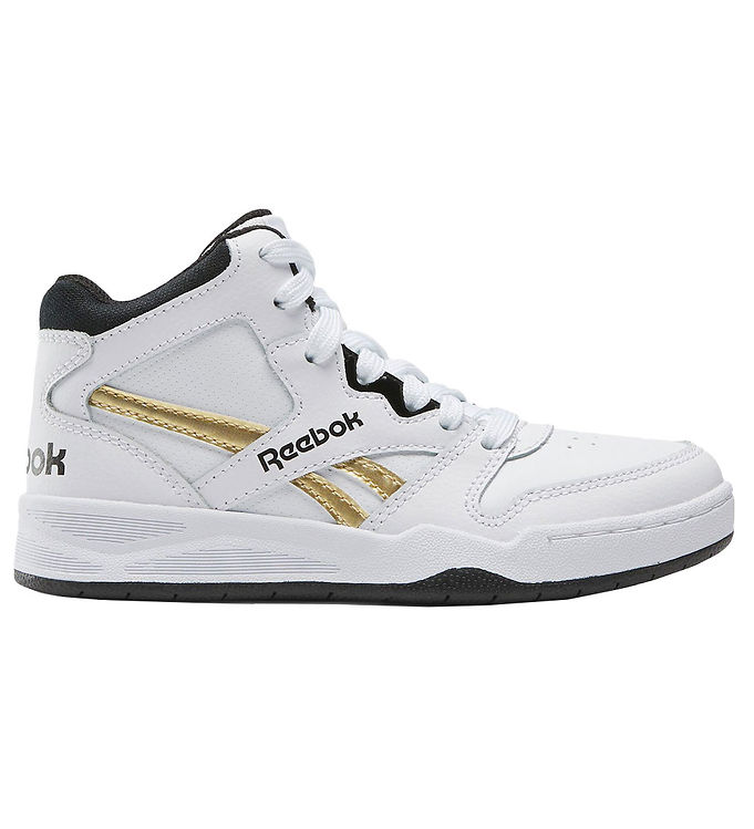 #3 - Reebok Classic Støvler - BB4500 Court - Hvid m. Sort/Guld