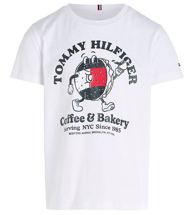 Tommy Hilfiger T-shirt - Tommy Bagels - White