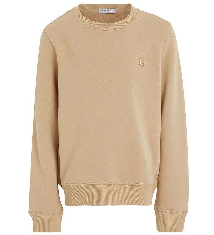 8: Calvin Klein Sweatshirt - Monogram Mini - Warm Sand