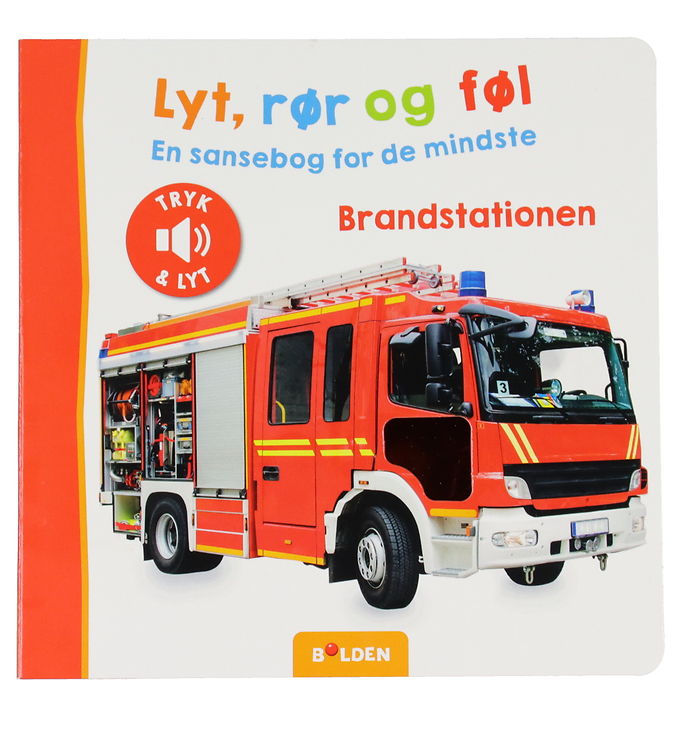 Forlaget Bolden Bog m. Lyd - Lyt, Rør & Føl Brandstationen D unisex