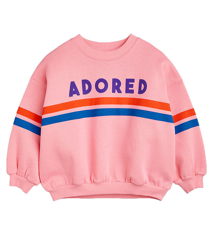 7: Mini Rodini Sweatshirt - Adored - Pink
