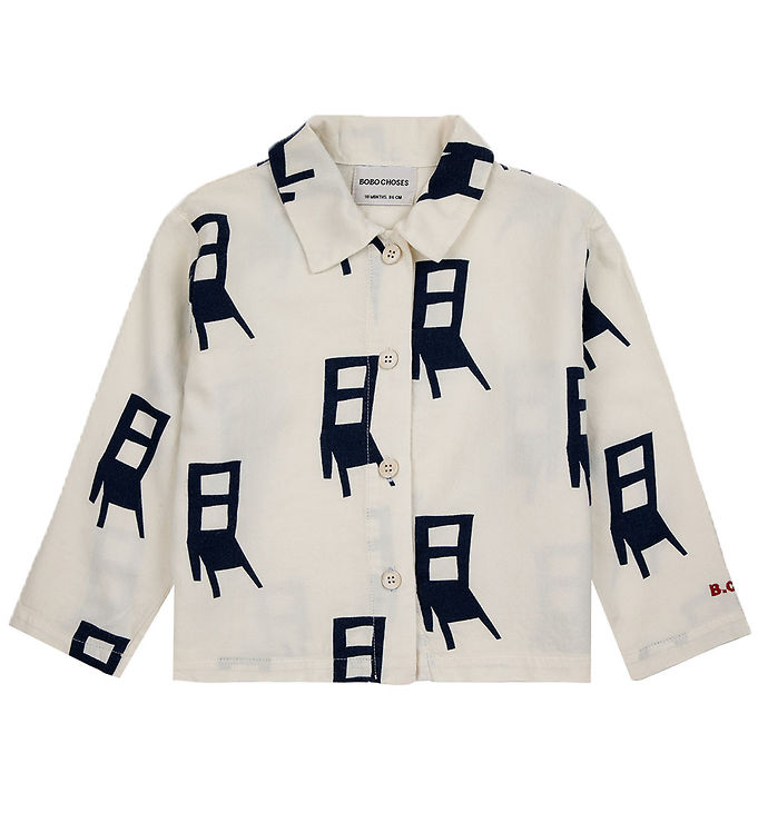Bobo Choses Skjorte Have Seat Off White