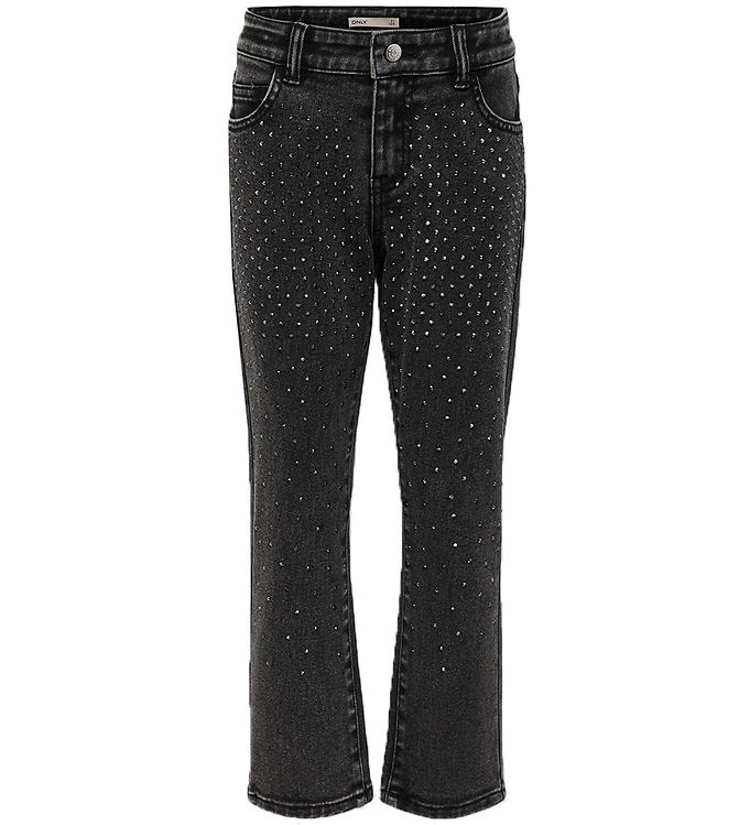 Kids Only Jeans Kogemily Washed Black Rhinsten