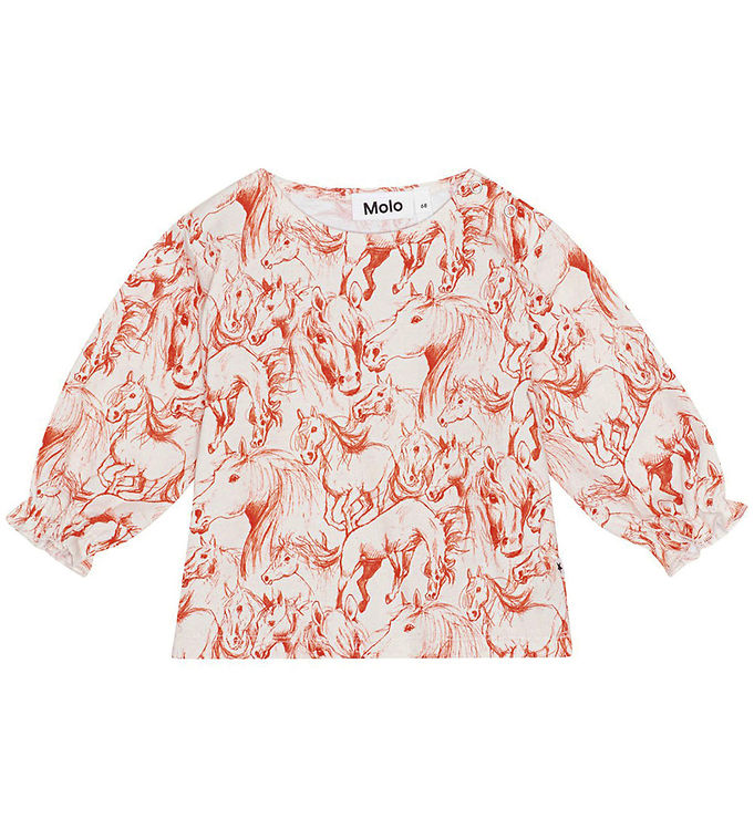Molo Bluse Elina Red Horses