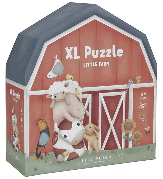 Little Dutch Puslespil Xl 42 Brikker Little Farm
