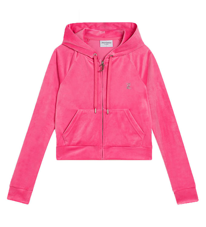 Juicy Couture Cardigan Robertson Velour Nostalgia Pink