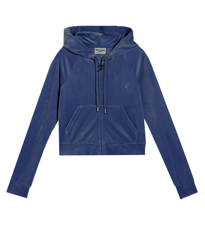 Billede af Juicy Couture Cardigan - Robertson - Velour - Blue Depths